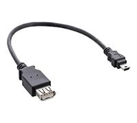 InLine – Câble USB 2.0 – 0,2 m Mini‑USB B vers USB A, Noir