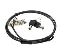 InLine® verrou de sûreté pour Notebook, avec combinaison et clé, 4,4mm x 1,5m