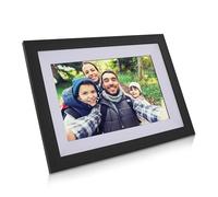 InLine WiFRAME 2 55821H Cadre photo numérique avec 3 cadres amovibles en bois de noyer WiFi 10,1" avec fonction tactile 1920 x 1200 cm Mémoire 16 Go Partagez vos moments instantanément de n'importe où