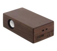 InLine woodbrick en bois de noyer véritable-amplifier le son