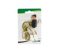 Y-cable - Adaptateur d'alimentation ventilateur - MLI à 4 broches (M) pour alimentation SATA (F) - 30 cm