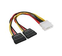 InLine Y-cable - Adaptateur secteur - alimentation SATA pour alimentation interne 4 plots - 20 cm