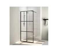 vidaXL Paroi de Douche avec Verre Cloison de Baignoire Accessoire de Salle de Bain Cloison de Douche Maison Intérieur ESG 151025