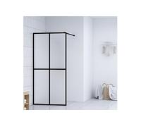 vidaXL écran de douche Verre trempé 100x195 cm
