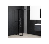 Ecran de Douche Verre Trempé Dépoli 100x195 cm Salle de Bain Cabine vidaXL