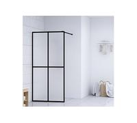 vidaXL Paroi de douche 145689 verre trempé dépoli 80x195 cm