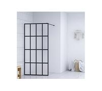 Ecran de Douche Verre Trempé Dépoli 90x195 cm Cabine de Salle de Bain vidaXL