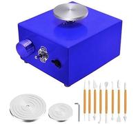 InLoveArts Mini Roue de Poterie, 2000 tr/min 30 W Tour de Potier Électrique Portable, avec 6,5 cm 10 cm Platine pour Le Travail en Artisanat d'argile en céramique