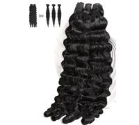 Inlovwith Extensions de cheveux humains bouclés birmans, 66 cm, 100 % cheveux bruts cambodgiens non traités à coudre en une seule trame, vague d'eau 3C4A avec boucles en spirale, triple durée de vie