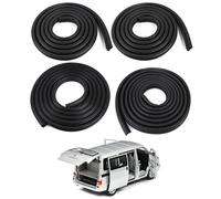INLY 4 pièces kit d'étanchéité joint de porte + joint de hayon + joint de porte coulissante joint caoutchouc compatible avec Transporter T4 7D0837911 7D0837912 7D0843791C (1990-2003)