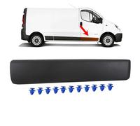 INLY Baguettes latérales de protection noires compatibles avec Trafic Vivaro Primastar 8200036086 91165345 (2001-2013)