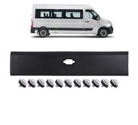 INLY Latte de protection latérale Latte de protection droite Panneau de protection noir côté droit compatible avec Renault Master Opel Movano 768F30003R 768F20003R (2010-2016)