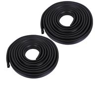 INLY Lot de 2 joints de porte en caoutchouc - Compatible avec Ducato Boxer Jumper (2007-2017) 9023VZ 1336874080 1342567080 1343941080 1348439080 1361696080 Couleur : noir