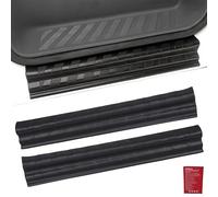 INLY Lot de 2 seuils de portière ABS Noir Compatible avec Sprinter Crafter (2006-2017)