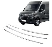 INLY Lot de 4 barres de calandre en acier inoxydable compatibles avec Master (à partir de 2019)