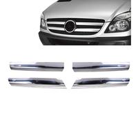 INLY Lot de 4 moulures de calandre en acier inoxydable chromé Compatible avec Sprinter W906 (2006-2013)