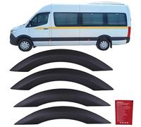 INLY Lot de 4 protections de passage de roue en ABS noir compatible avec Sprinter W907 (à partir de 2018)