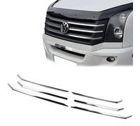 INLY Lot de 6 baguettes de calandre en acier inoxydable chromé compatibles avec Volkswagen Crafter (2011-2016)