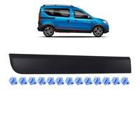 INLY Moulure de protection latérale arrière droite Noir Compatible avec Dokker 828760894R (2012->)