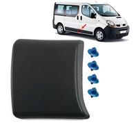 INLY Panneau de Montant de Porte latérale Panneau de moulure Noire Centrale Droite Compatible avec Vivaro Trafic Primastar (2001-2014) 91165349 8200036101 93852554 4408636 91165351