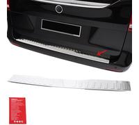 INLY Protection de seuil de chargement en acier inoxydable chromé compatible avec Vito Classe V W447 (à partir de 2014)
