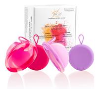Inly Zen - Coupes menstruelles disque - confort ultime, réutilisables, flexibles et éco - 1 coupe = 4 tampons - jusqu’à 12h de protection - 2 tailles - sûres et hygiéniques.