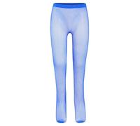 inlzdz Enfants Pantalon Kurta Long Collants Filet Avec Rhinocéros Chaussettes Sans Couture Pour Filles Collants De Danse Pour Filles Danse Bleu royal 7-16 ans