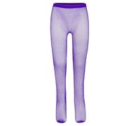 inlzdz Enfants Pantalon Kurta Long Collants Filet Avec Rhinocéros Chaussettes Sans Couture Pour Filles Collants De Danse Pour Filles Danse Violet 7-16 ans