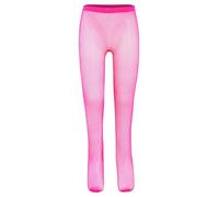 inlzdz Enfants Pantalon Kurta Long Collants Filet Avec Rhinocéros Chaussettes Sans Couture Pour Filles Collants De Danse Pour Filles Danse Rose Vif 7-16 ans