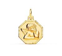 Inmaculada Romero IR Ange Médaille d'or Burlón 9 carats, 13 mm, forme octogonale