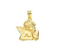 Inmaculada Romero IR Ange Médaille pendentif Burlón en or 9 carats silhouette 20 mm.