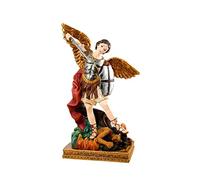 Inmaculada Romero IR Archange Saint Michel Figurine 30 cm. Protecteur de l'église Image résine Socle