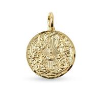 Inmaculada Romero IR Archanges Médaille en or massif 18 carats de Saint Raphaël Gabriel Michel, ange gardien, 16 mm.