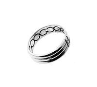Inmaculada Romero IR Bague Bague en argent 925m Atlante 6mm. largeur unisexe