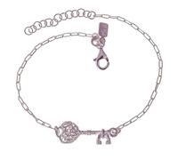 Inmaculada Romero IR Bracelet Argent massif 925, 17 cm. n filigrane, 20 mm. Chaîne à maillons allongée.