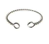 Inmaculada Romero IR Bracelet Bracelet rigide en argent sterling 925 de 65 mm. Bracelet homme en fil torsadé épais de 5 mm.