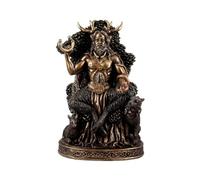Inmaculada Romero IR Cernunnos Figurine 30 cm Dieu Celtique de la Nature Image résine Couleur Bronze