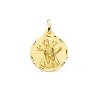 Inmaculada Romero IR Christ de la Grande Puissance de Séville Médaille d'or 9 carats avec 20 mm.