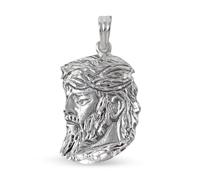 Inmaculada Romero IR Christ Pendentif des Gitans en Argent Massif 925m silhouette massive de 43mm.