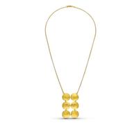 Inmaculada Romero IR Collier Chaîne combinée pour femme en or 18 carats avec six cercles liés