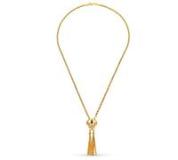 Inmaculada Romero IR Collier Cordon Salomon femme en or 18 carats 50cm. détail du pendentif en rubis