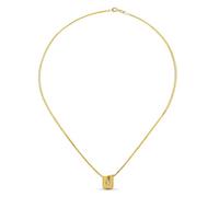 Inmaculada Romero IR Collier Montre femme en or 18 carats 40cm. pendentif 12 x 8mm. diamant central brillant 0,05 ct.