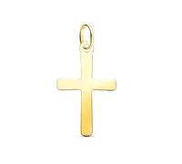 Inmaculada Romero IR Croix pendentif Pendentif en or 18 carats, 24 mm, finition lisse et polie