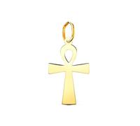 Inmaculada Romero IR Croix pendentif Pendentif Vie en or 18 carats, 18 mm, lisse