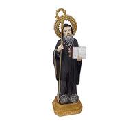 Inmaculada Romero IR Figurine Saint Benoît 33 cm. modèle d'europe Agriculteurs ingénieurs Image Base de résine. Unisexe. Longueur (mm) : 325. Largeur (mm) : 100.