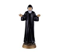 Inmaculada Romero IR Figurine Saint Charbel 30 Cm. Base en Résine, Saint Patron De Ceux Qui Souffrent Corps Et Âme