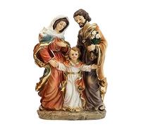 Inmaculada Romero IR Figurine Sainte Famille 20 cm. Image résine Socle
