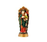 Inmaculada Romero IR Figurine Vierge Notre-Dame du Perpétuel Secours 12 Cm. Socle De Détail en Résine pour Sculpture