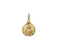 Inmaculada Romero IR Médaille pendentif Scapulaire en or 18 carats C. Jesús V. Carmen 7mm. unisexe