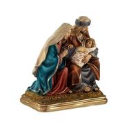 Inmaculada Romero IR Mystère Nativité Noël Figurine 21 cm. Monopièce crèche Enfant Jésus Vierge Marie Saint Joseph Résine